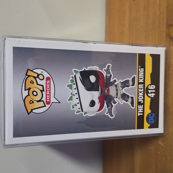 Funko Pop Heroes The Joker King Exclusive Figure Evend Exclusive Art Series - Picture 4 of 6